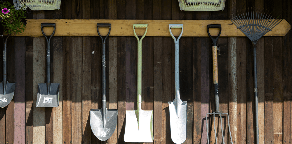 -shed of tools for gardening royal city nursery