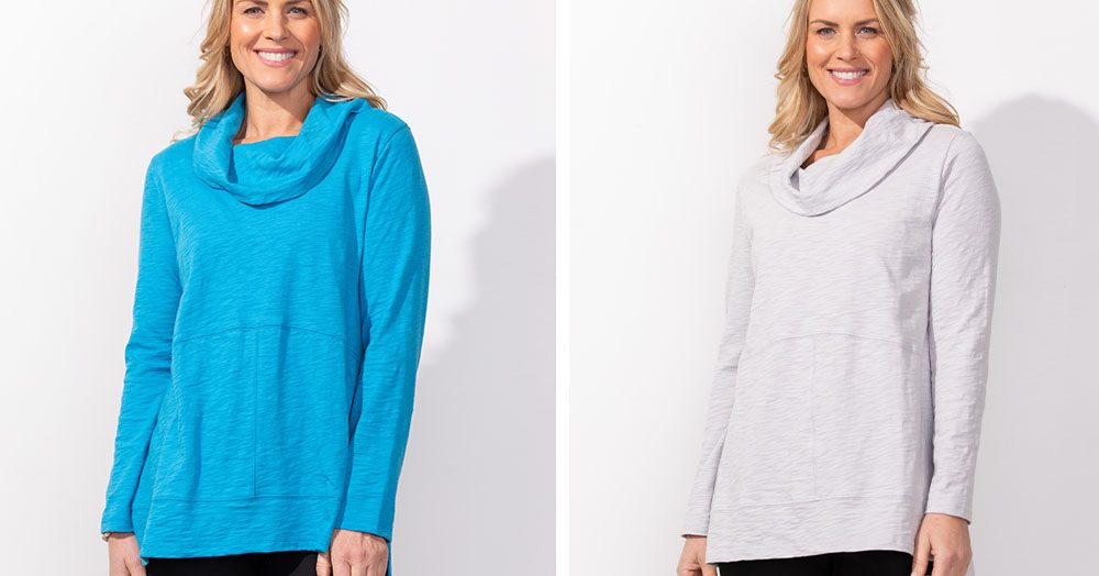 Royal City Nursery-Ontario-Escape by Habitat-Tsuga Boutique collection-cowl neck sweaters