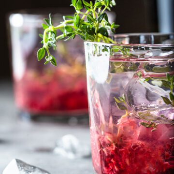 Royal City Nursery-Ontario-Drink Recipes for The Holidays-Raspberry and Thyme Hot Toddy Punch