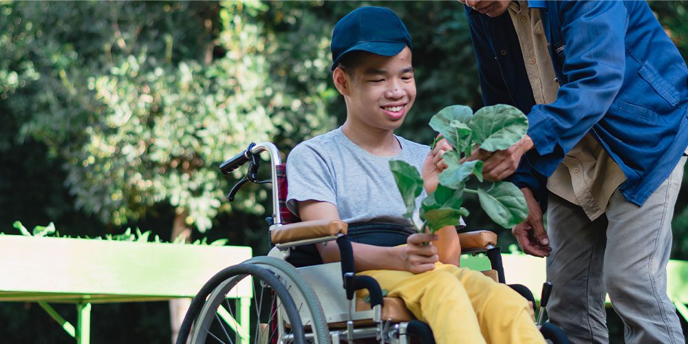 Royal City Nursery-Ontario-How to Get Your Kids Excited About Growing Food-boy in garden