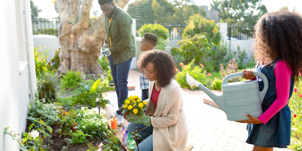 Royal City Nursery-Guelph Ontario-Creating a Kid-Friendly Backyard-family gardening together