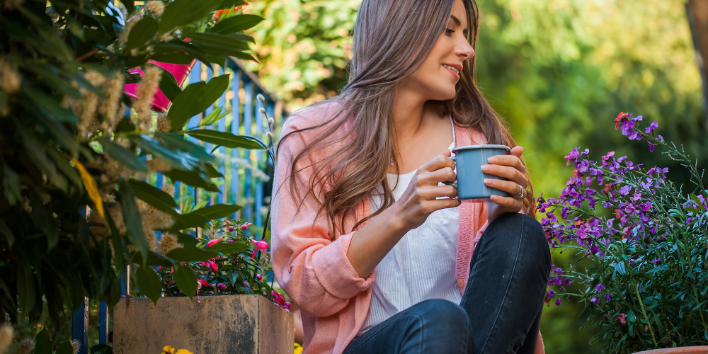 Royal City Nursery-Guelph-Ontario-Gardening in July-person in the garden