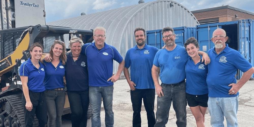 Royal City Nursery-Guelph Ontario-History of Guelph - staff at nursery