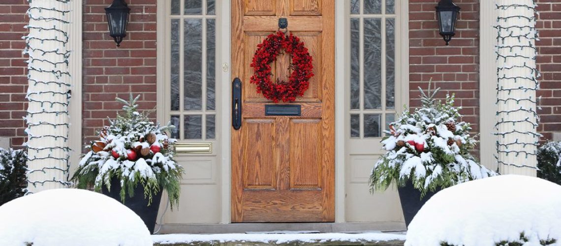 front door holiday decor Royal city nursery guelph